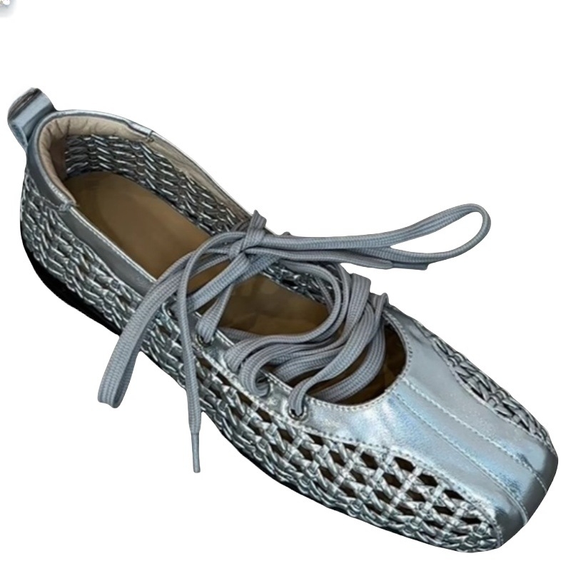 PU ülaosaga baleriinad, ümmarguse varba otsaga, madal konts 1–3 cm, kummist tald