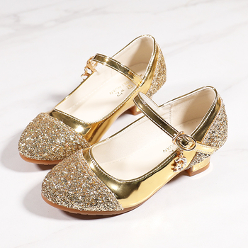 Tüdrukute kingad sünteetilisest nahast, ülemine osa sünteetiline nahk, kinnitusklips, printsess-stiil, madal lõikus, PU sisedel