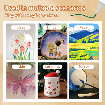 Dvostrani marker za učenike i djecu — brend Shands