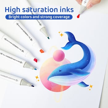 Dvostrani marker za učenike i djecu — brend Shands