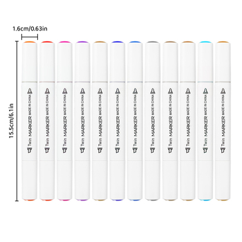 Dvostrani marker za učenike i djecu — brend Shands