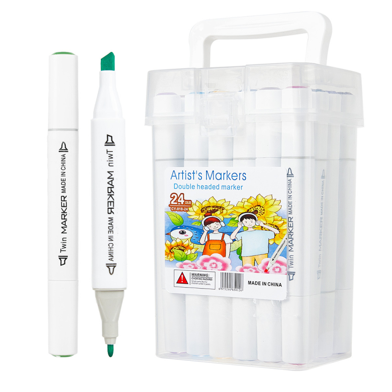 Dvostrani marker za učenike i djecu — brend Shands