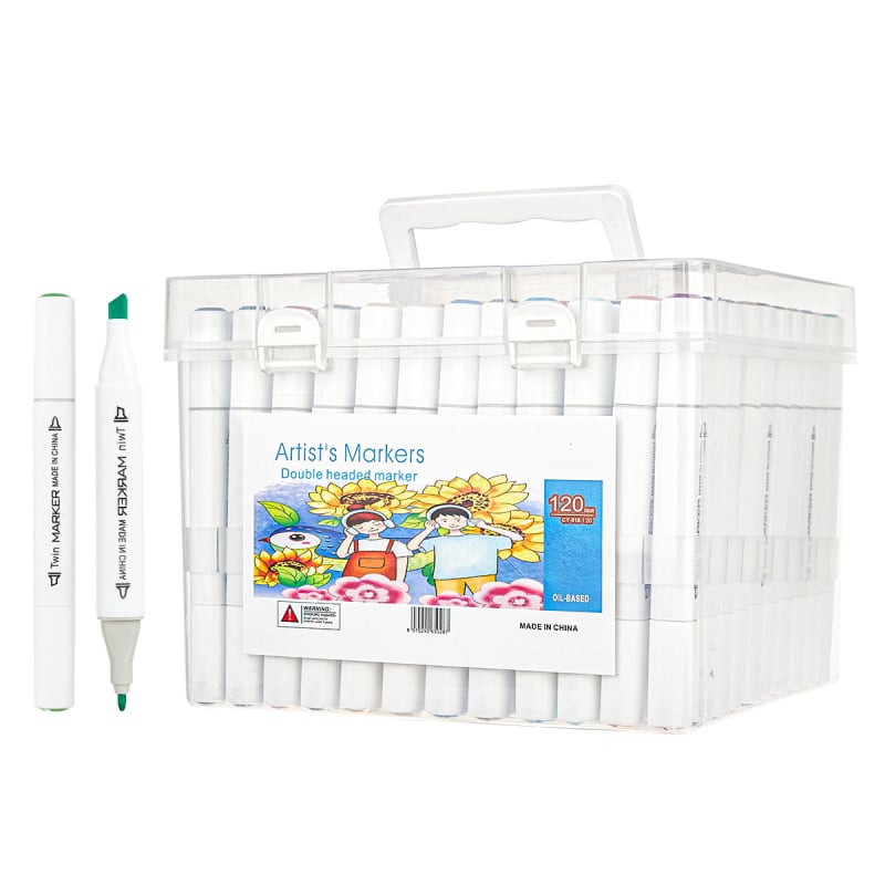 Dvostrani marker za učenike i djecu — brend Shands