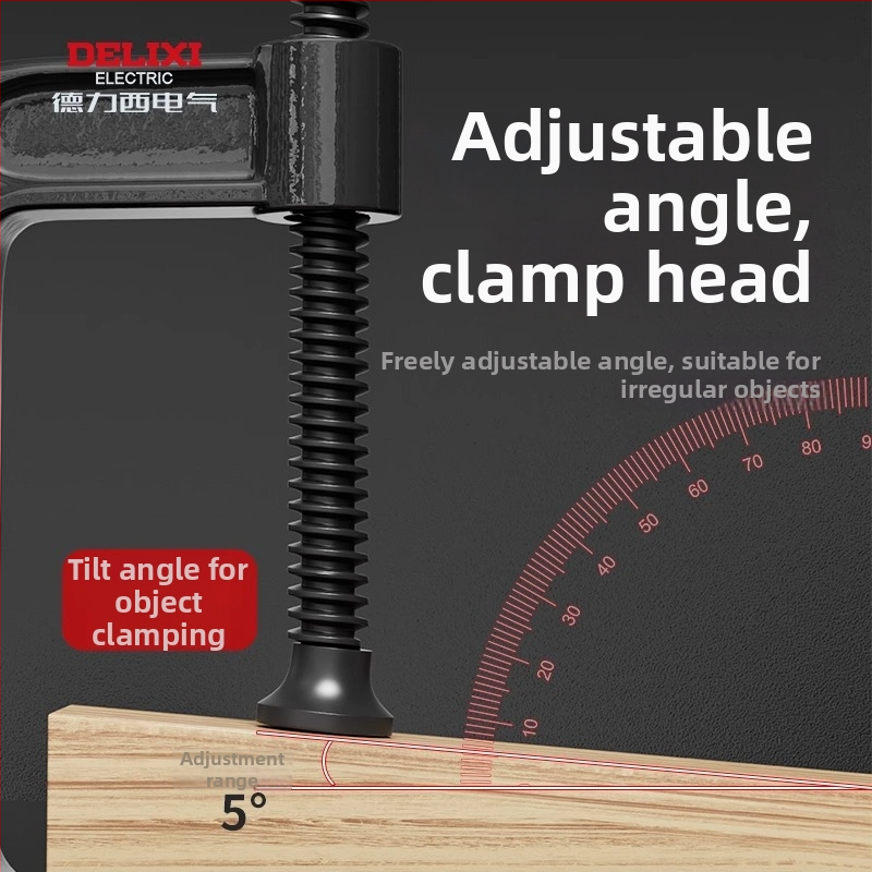 G formas skava, smaga metāla skava mēbeļu ražošanai un mājas darbiem