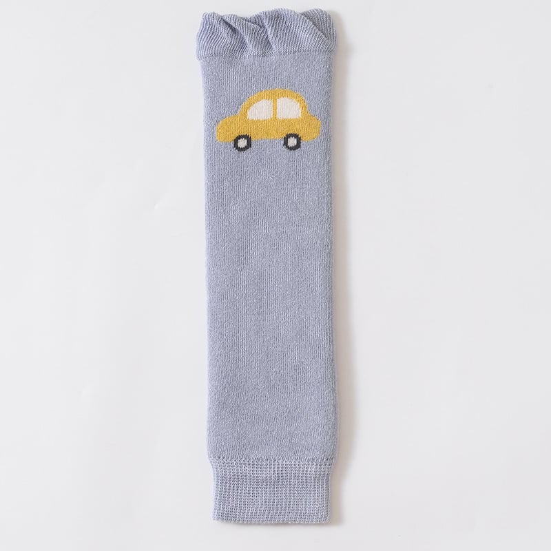 Dječji leg warmers iznad koljena za djecu 0–3 godine, toplo za proljeće, jesen i zimu, karikatura uzorak, dvije boje
