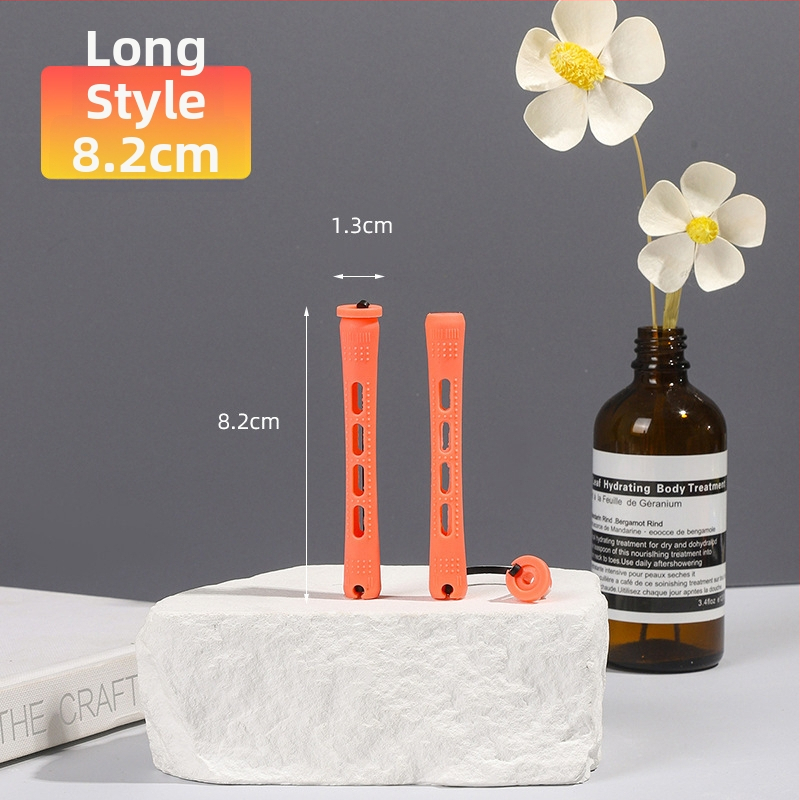 Sükliline juuksekuju tööriistade komplekt perm-bariga, kaetud kummipaelaga, PP materjal, Han Rong kaubamärk