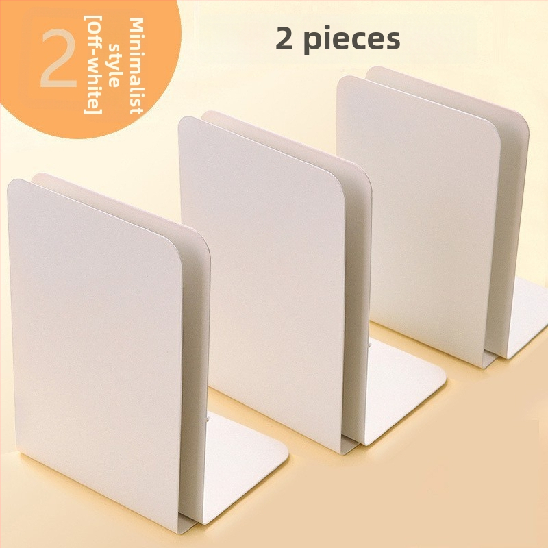 Metalo knygų stovas su skyrikliu ir klipu - Modelis C30504, Reverse, geležinis stalo knygų laikiklis, 430 g