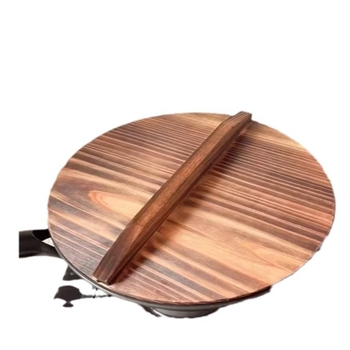 Geležinė puoda su eglės medžio dangčiu, mn-546, anti-retro stilius, 0.6 kg, pritaikymas