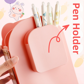 Animacinis ištraukiamas knygų laikiklis biurui, PET medžiaga, HC-9696, vienas pakuotėje, dovana paruošta