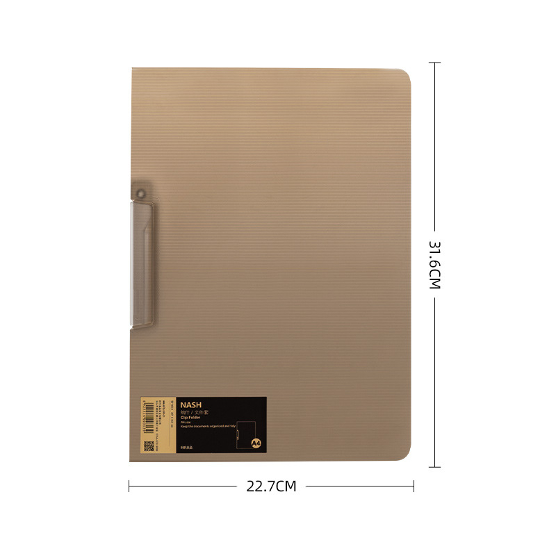 Times Good SD-N313 Dosar A4 pentru documente cu clemă unică, material plastic, logo imprimat, personalizare disponibilă