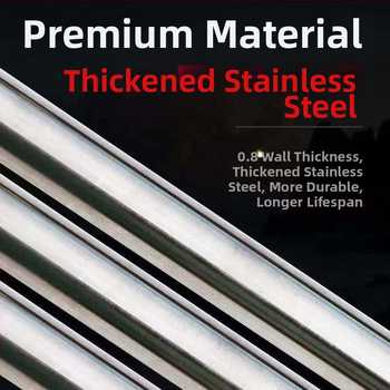 Roostevabast terasest keevitatud integreeritud vard, teleskoopne, mitmeosaline disain, kaal 1000 g