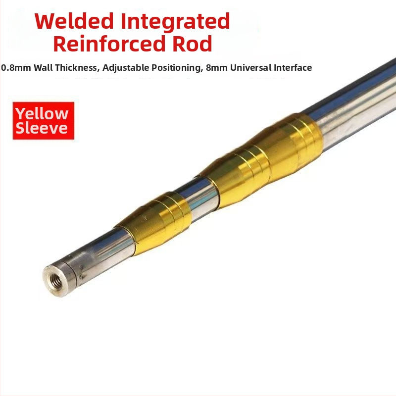 Roostevabast terasest keevitatud integreeritud vard, teleskoopne, mitmeosaline disain, kaal 1000 g