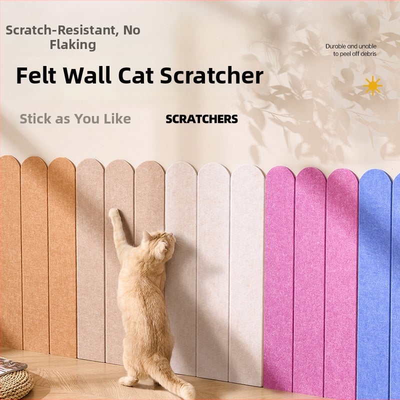 Sieninis kačių įbrėžimo kilimėlis iš filco, atsparus dėvėjimuisi ir nesugadina pluoštų, skirtas laipiojimui ir sofos apsaugai