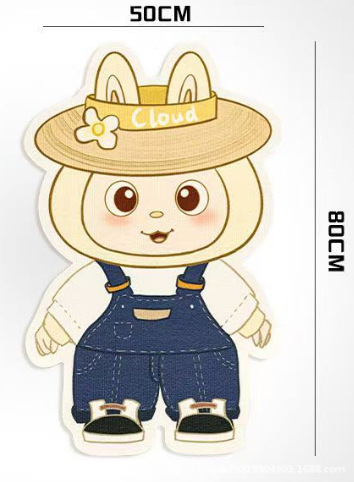 Katės šukavimo lenta – sieninis lipdukas, cartoon dizainas, atspari dėvėjimui, poliesteris, WB prekės ženklas, 100 vnt dėžėje