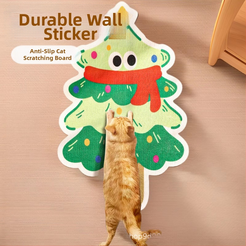 Katės šukavimo lenta – sieninis lipdukas, cartoon dizainas, atspari dėvėjimui, poliesteris, WB prekės ženklas, 100 vnt dėžėje