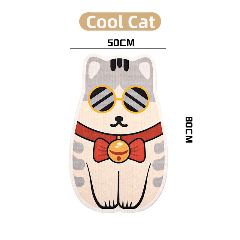 Katės šukavimo lenta – sieninis lipdukas, cartoon dizainas, atspari dėvėjimui, poliesteris, WB prekės ženklas, 100 vnt dėžėje