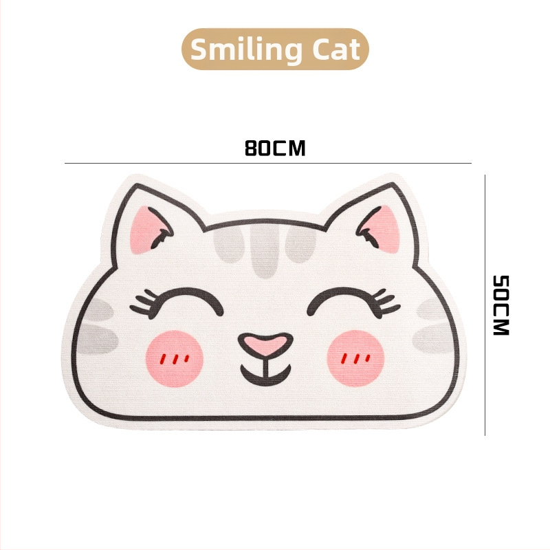 Katės šukavimo lenta – sieninis lipdukas, cartoon dizainas, atspari dėvėjimui, poliesteris, WB prekės ženklas, 100 vnt dėžėje