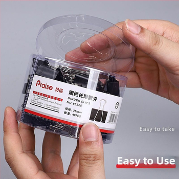 Praise metalinis dokumentų laikiklis, skirtas bilietams ir popieriams