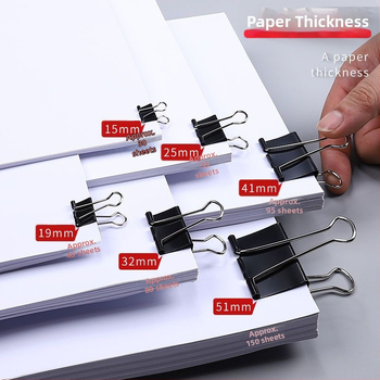 Praise metalinis dokumentų laikiklis, skirtas bilietams ir popieriams