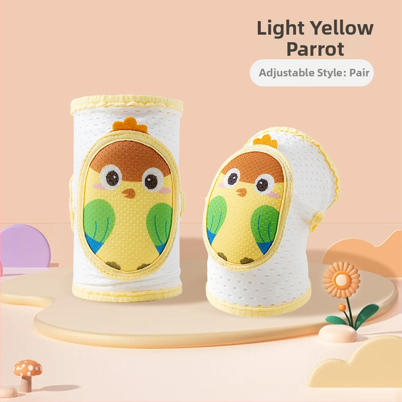 Laste põlve- ja küünarnuki kaitsed, reguleeritavad, hingav võrk, sobivad roomamiseks ja kõndimiseks, suvine versioon