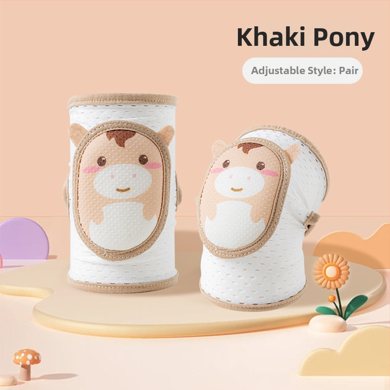 Laste põlve- ja küünarnuki kaitsed, reguleeritavad, hingav võrk, sobivad roomamiseks ja kõndimiseks, suvine versioon