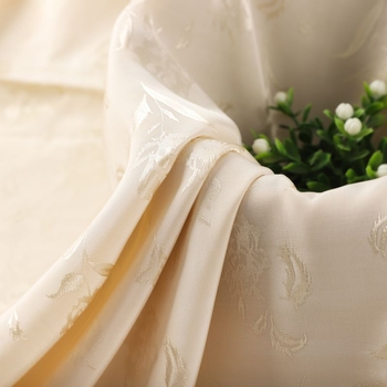 Material jacquard damascu - amestec rayon-viscose, model floral cluster, potrivit pentru cheongsam și Hanfu, patru sezoane