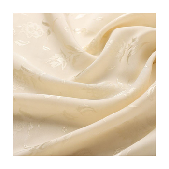 Material jacquard damascu - amestec rayon-viscose, model floral cluster, potrivit pentru cheongsam și Hanfu, patru sezoane