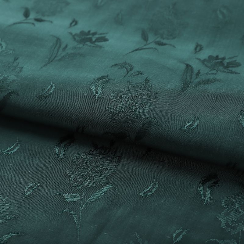 Material jacquard damascu - amestec rayon-viscose, model floral cluster, potrivit pentru cheongsam și Hanfu, patru sezoane