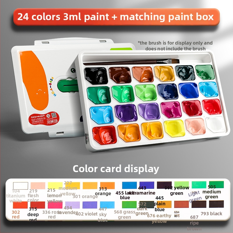 Sada akrylových farieb Marley/Marie’s, 30 ml, v balení v krabici, na akrylovú a gouache maľbu