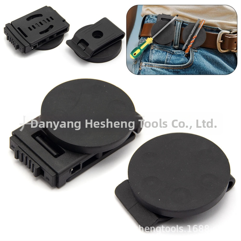 Galinga magnetinė juosmens klipsas su siurbimo puodeliu, reguliuojamas ir nešiojamas – rankinis įrankis varžtams