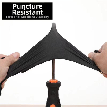 Vienkartinės nitrilo pirštinės tatuiravimui ir grožiui – antakių tatuavimas ir lūpų balinimas, 50 pakuočių