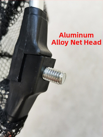 Kalastusvõrk teleskoopilise alumiiniumist peaga ja kaasaskantava käepideme