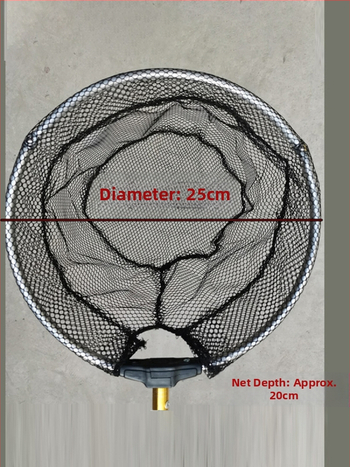 Kalastusvõrk teleskoopilise alumiiniumist peaga ja kaasaskantava käepideme
