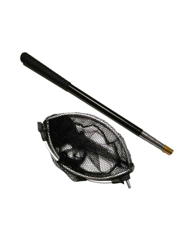 Kalastusvõrk teleskoopilise alumiiniumist peaga ja kaasaskantava käepideme