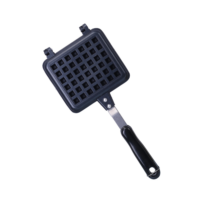 Vafļu panna, neslīdoša, divpusēja, alumīnija sakausējums, cepšanas disks