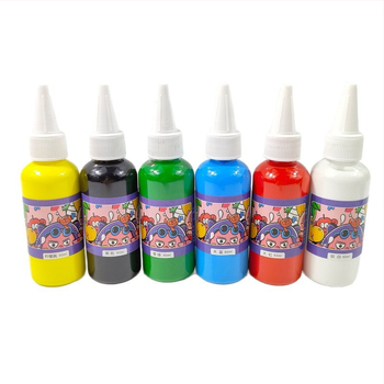 Detská gouášová farba na maľovanie prstami – fľaštička, Značka Shang Yatu, Materiál: gouáš, Výrobca: Linyi, Shandong