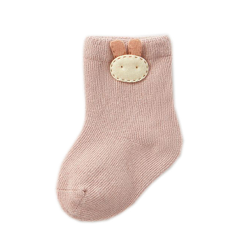 Șosete pentru nou-născuți – stil coreean, desene animate drăguțe, din bumbac, tub scurt, primăvară/toamnă, 0–1 ani