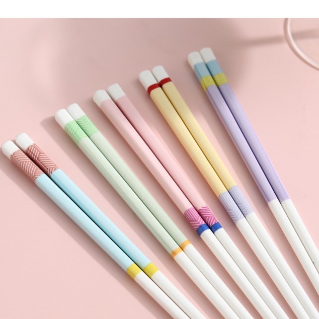 Bețișoare ceramice, stil modern minimalist, model floral, set de 4 bucăți, compatibile cu mașina de spălat vase