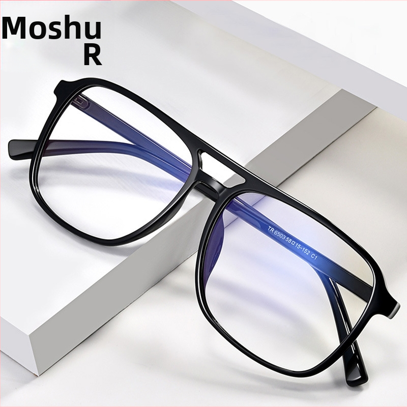 TR90 akinių rėmas miopijai su anti-mėlyna šviesa, modelis M6503, padengti lęšiai
