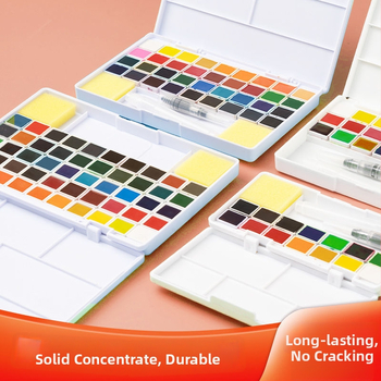 Conton Berson pevný akvarelne farby set pre maľovanie akvarelom, balené v krabičke, autorizovaná súkromná značka