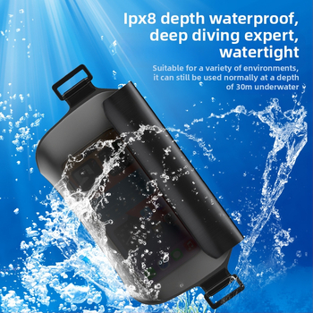 Veekindel vöörihma kott ujumiseks ja vabaajategevusteks — TPU materjal, 0,8 l maht, veekindel kangas