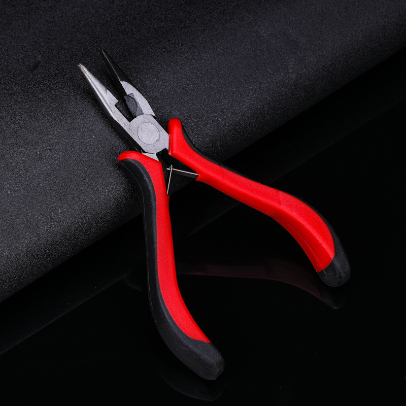 Clește pentru crimpare bijuterii, cu vârfuri dinți