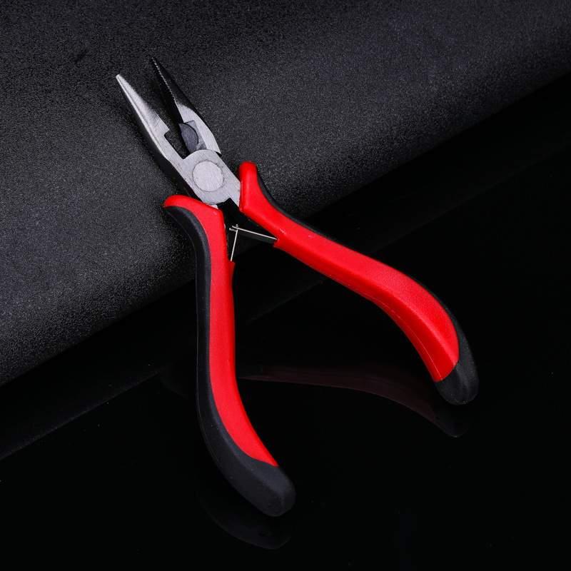 Clește pentru crimpare bijuterii, cu vârfuri dinți