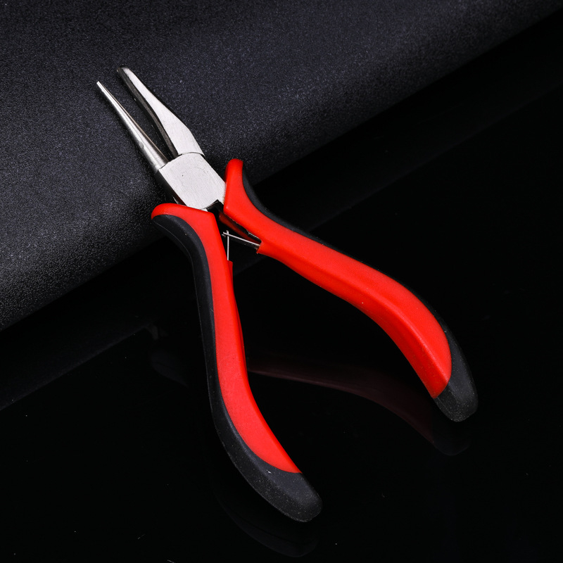 Clește pentru crimpare bijuterii, cu vârfuri dinți