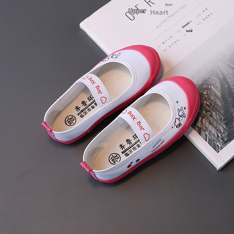 Bērnu deju kedas no auduma, slip-on ar elastīgu joslu, vidējas augstuma augšdaļa, gumijas zole, kokvilnas oderes, punktiņgraffiti motīvs