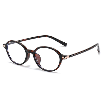 NERD stiliaus ovalūs akiniai vyrams ir moterims, modelis 52031, plastikiniai rėmeliai, padengtos lęšiai, lęšio storis 1.0, šviesos pralaidumas 99%