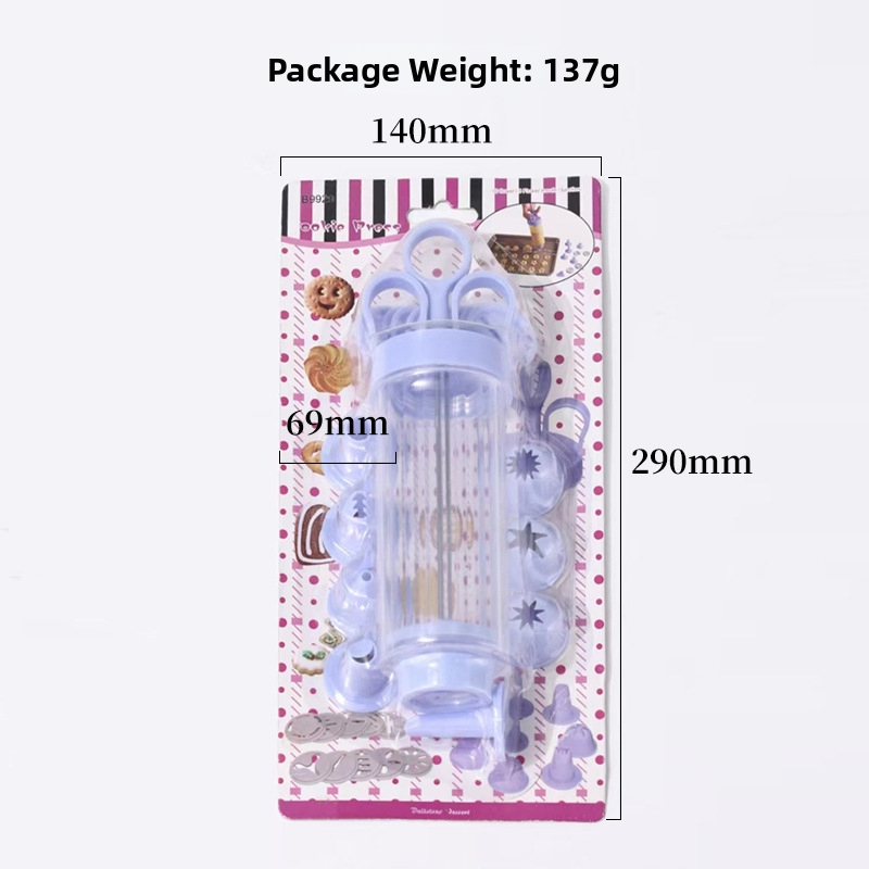 Dekoravimo šautuvas sausainiams ir tortams — ABS, Baked Xi, nešiojamas, DIY, saugus ir be kvapo