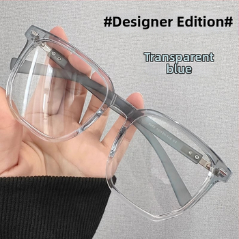 TR-90 rėmas su medžio tekstūros dizainu, receptiniai akiniai trumparegystei ir astigmatizmui, PC lęšiai su mėlynos šviesos filtru, modelis ZM-WM310008TR, GB/T14214-2019