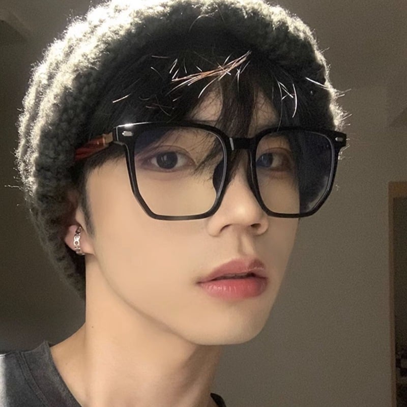 TR-90 rėmas su medžio tekstūros dizainu, receptiniai akiniai trumparegystei ir astigmatizmui, PC lęšiai su mėlynos šviesos filtru, modelis ZM-WM310008TR, GB/T14214-2019