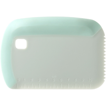 Multifunkcinis tešlos pjovimo peilis ir virtuvės mentele su matavimo skale, PP medžiaga, šiuolaikinio minimalistinio dizaino